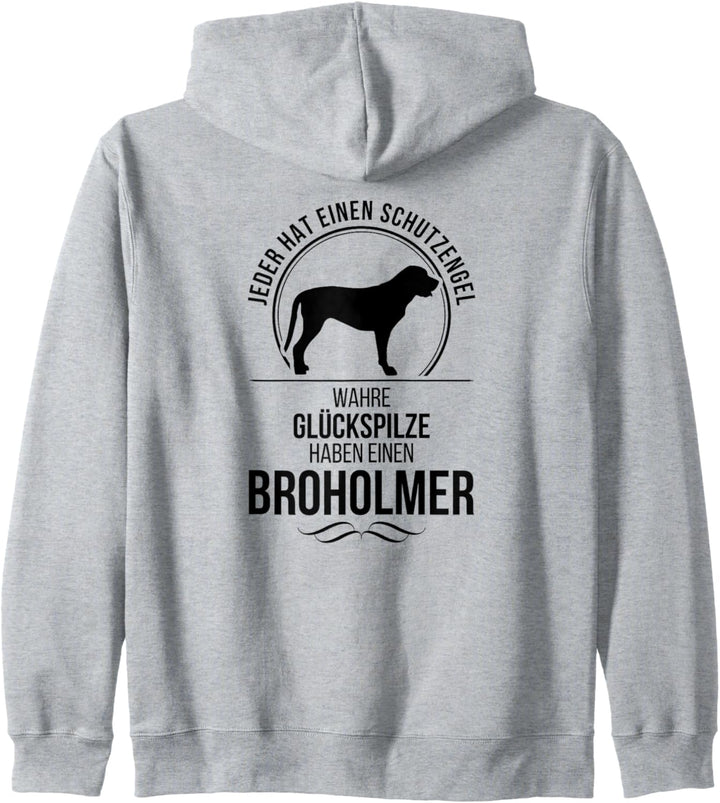 Broholmer Schutzengel Hund Hunde Hundespruch Kapuzenjacke