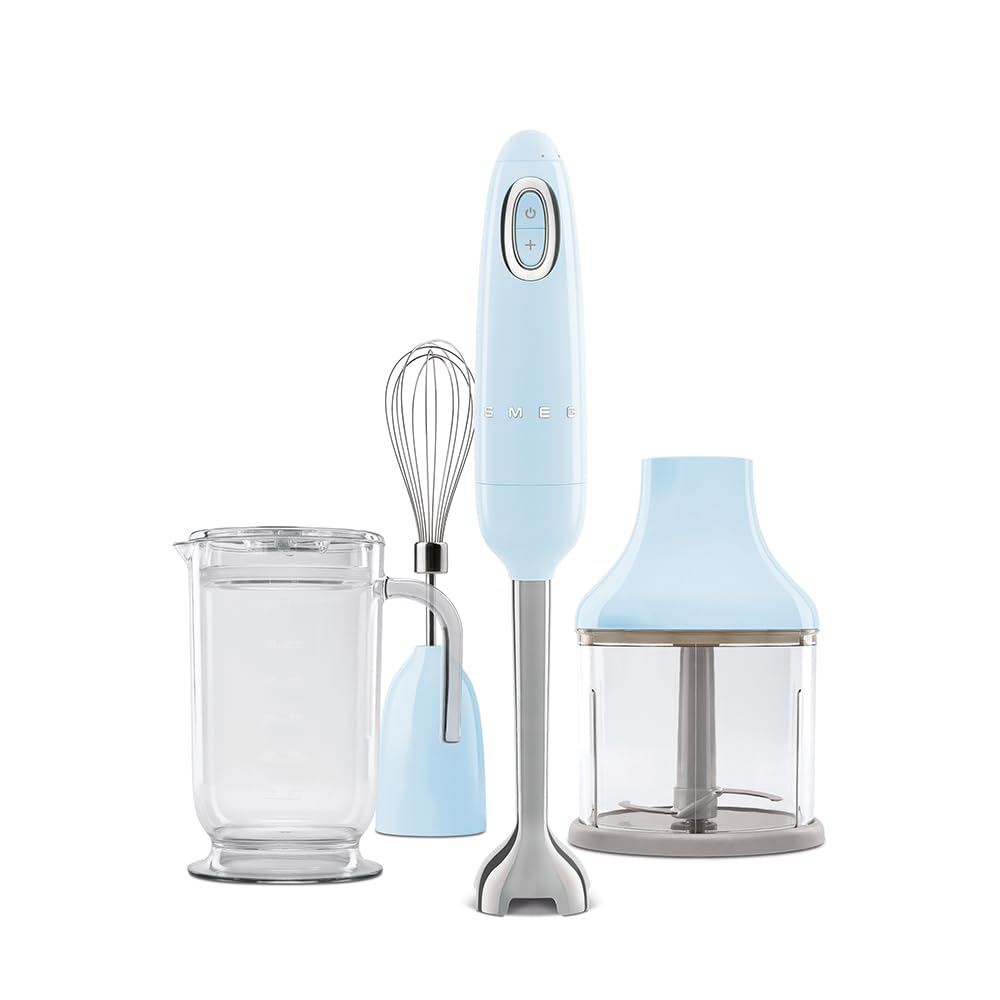 Smeg, HBF03PBEU Stabmixer, pastellblau, Blau
