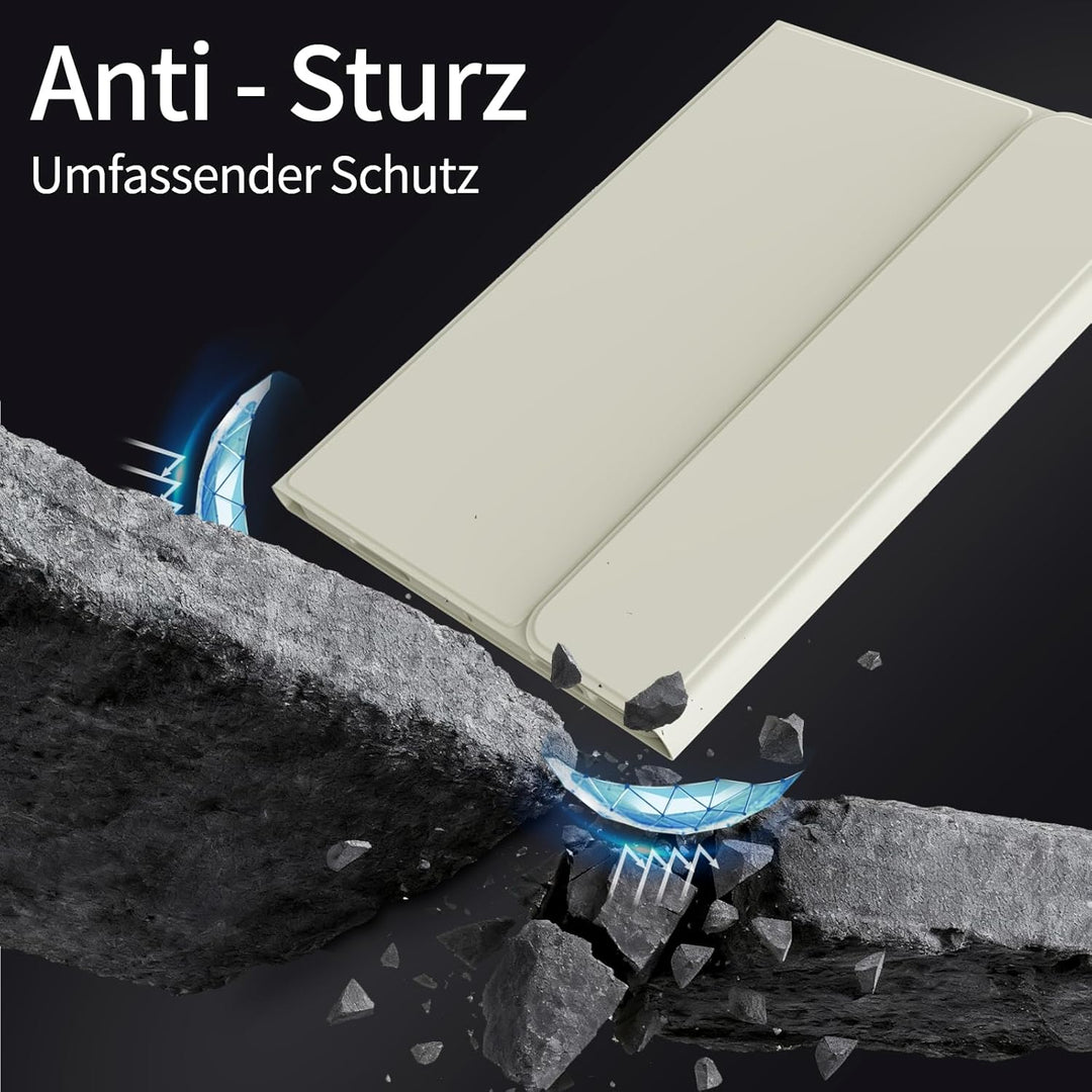 Hülle mit Tastatur für iPad Air 11 Zoll 2026/2025/2024, für iPad Air 10,9 2022/2020 5./4. Generation