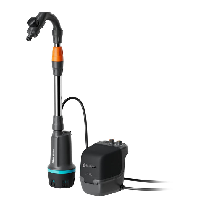 Gardena Akku-Regenfasspumpe 2400 ComfortAutomatic 18V P4A solo Pumpen: Automatik-Funktion, Bewässeru