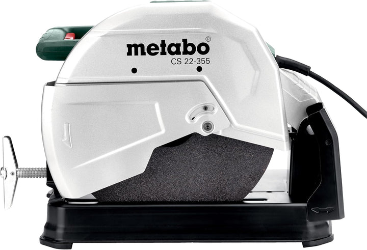 Metabo Metalltrennschleifer CS 22-355 – 601786000 – Zum Trennen von Profilen, Rohren und Stäben aus