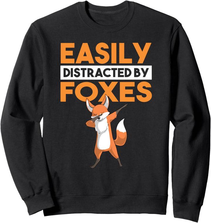 Lustiger Fuchs zum Tupfen und Tanzen von Füchsen, niedlich. Sweatshirt