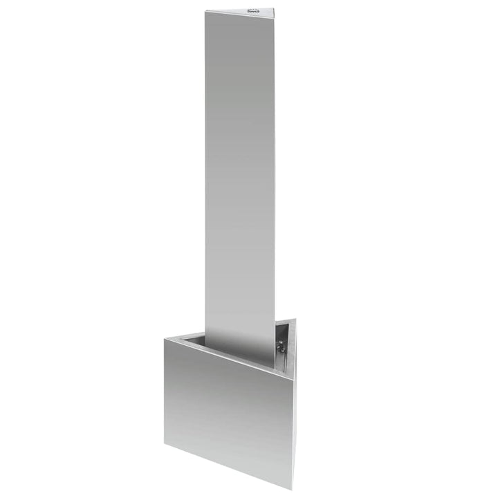 vidaXL Gartenbrunnen mit LED Beleuchtung Säulenbrunnen Springbrunnen Garten Deko Brunnen Zierbrunnen