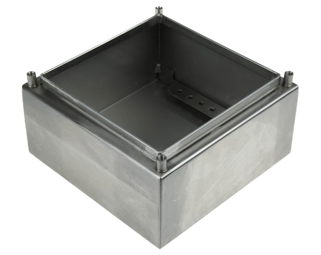 RS PRO Edelstahl Klemmenkasten IP66, BxTxH 150mm x 80mm x 150mm