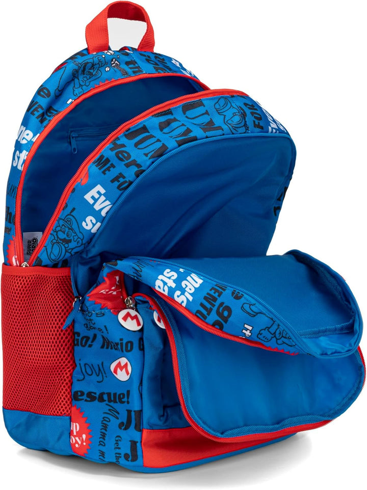 Franco Cosimo Panini Unisex Kinder Zaino Scuola Schulrucksack (1er Pack), Blau