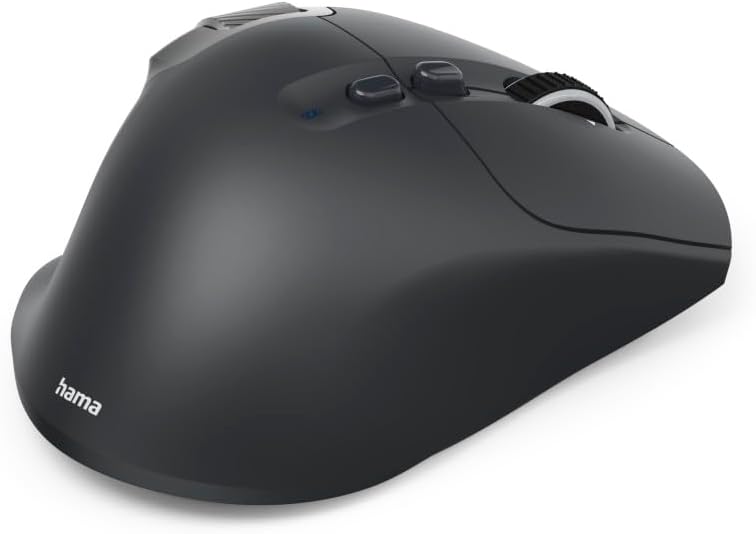 Hama Maus kabellos, wiederaufladbar, Bluetooth/Funk (Multi Device, optische Maus ohne Klickgeräusch,