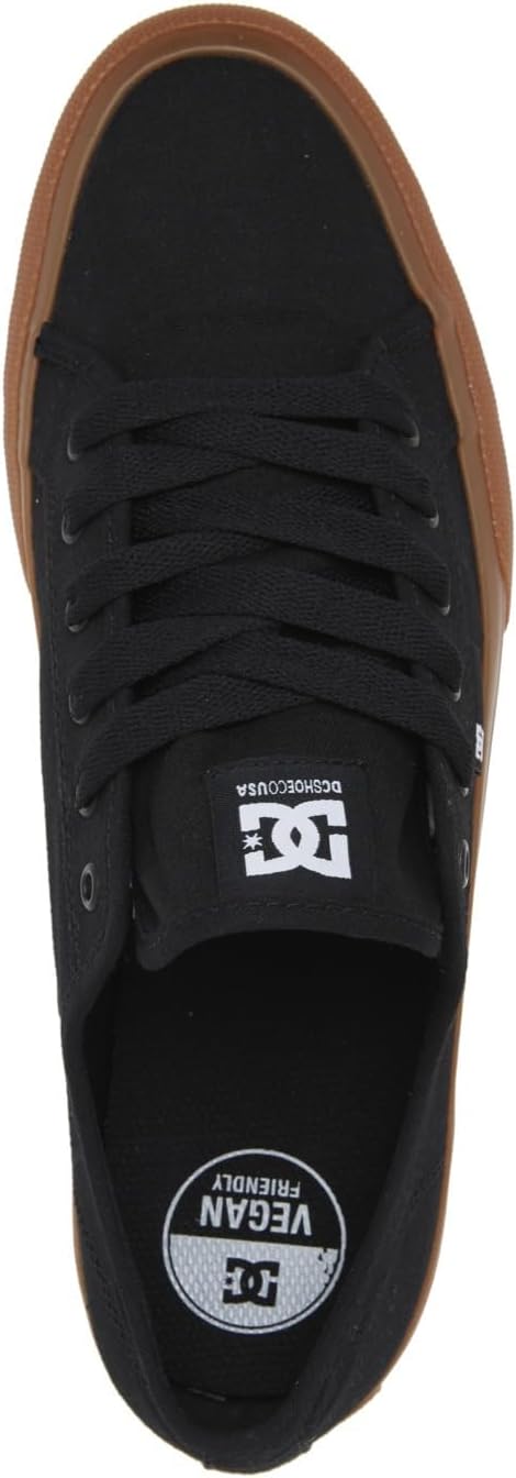 DC Shoes Herren Manual Sneaker 36 EU Black Gum, 36 EU Black Gum