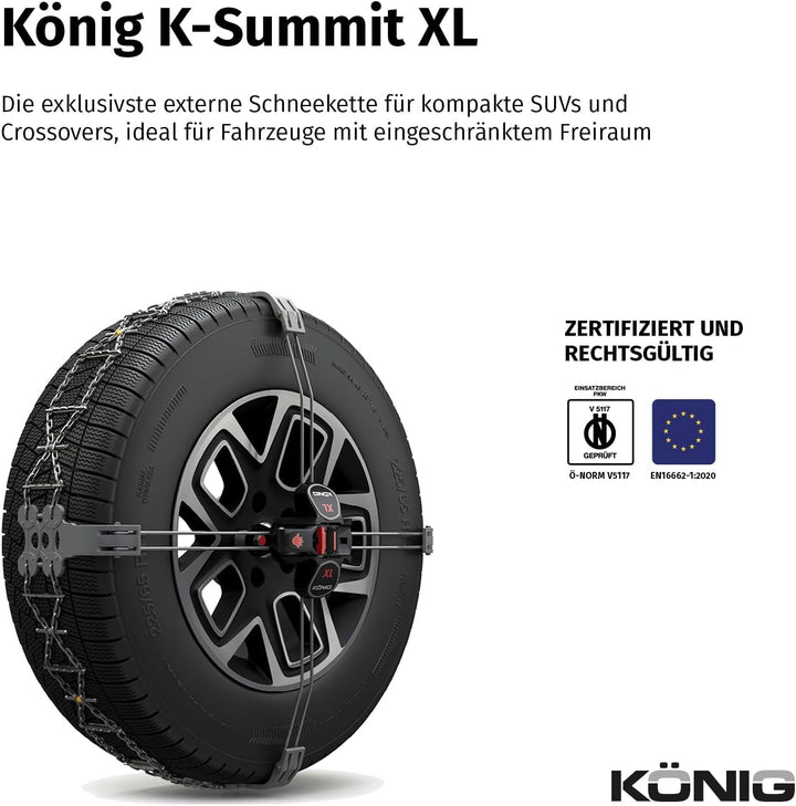 KÖNIG K-Summit XL K56 - Schneeketten, XL K56
