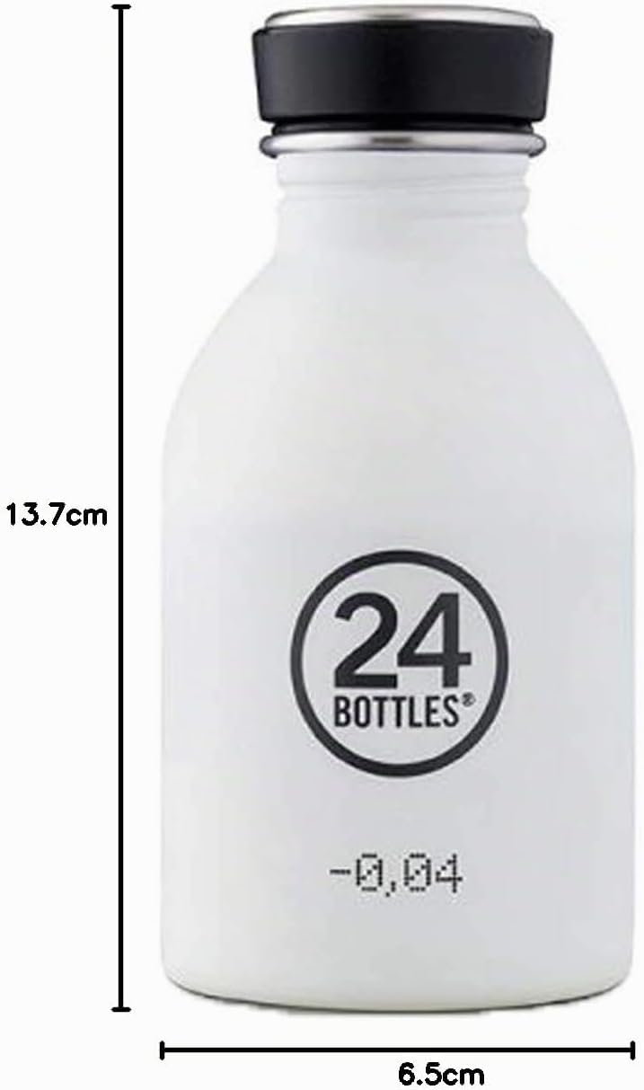 24BOTTLES Urban - Trinkflasche Ice White 250 ml, Ice White 250 ml