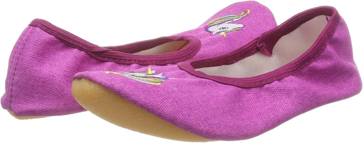 Beck Mädchen Einhorn Gymnastikschuhe, Pink, 30 EU (Packung mit 2)