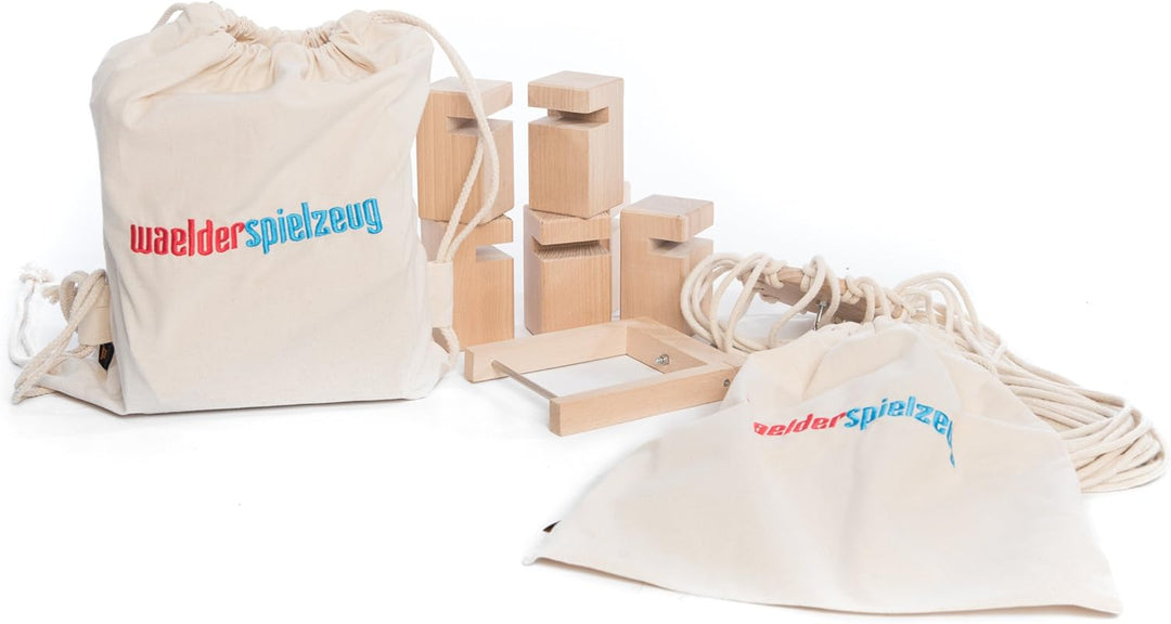 waelderspielzeug Kinder-Fröbelturm - Teamspiel für Kleinkinder von 4 bis 7 Jahren - das Original aus