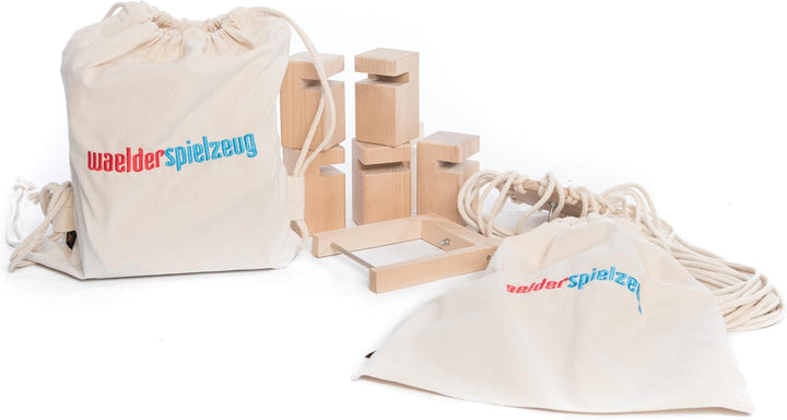 waelderspielzeug Kinder-Fröbelturm - Teamspiel für Kleinkinder von 4 bis 7 Jahren - das Original aus