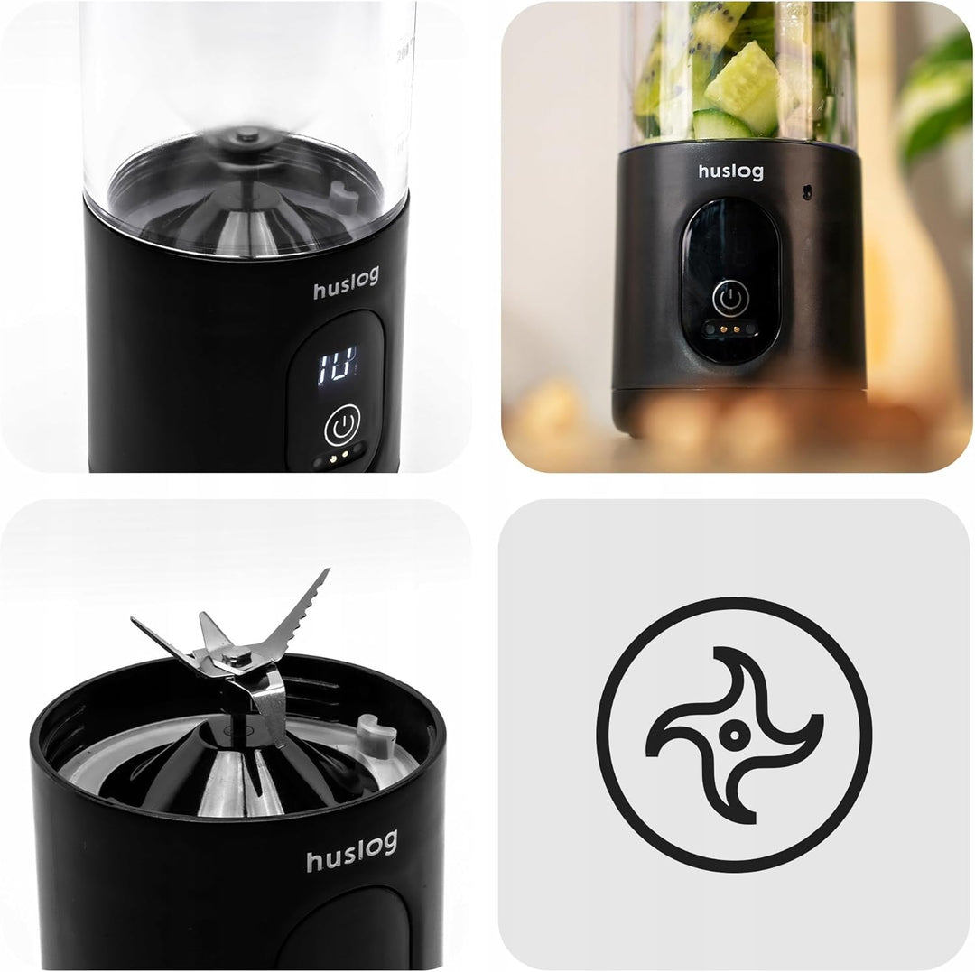 Standmixer Tragbar Kabelloser Mixer To Go 315W, Usb, Schwarz