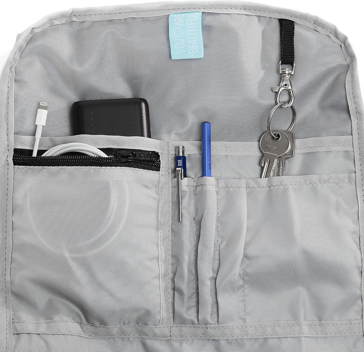 Ela Mo Rucksack Damen - Rolltop schön u. durchdacht - Laptop Rucksäcke für Frauen - Anti Diebstahl T