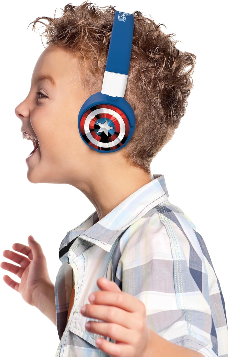 Lexibook Avengers Marvel 2-in-1-Bluetooth-Kopfhörer für Kinder - Stereo Wireless Wired, Kindersicher