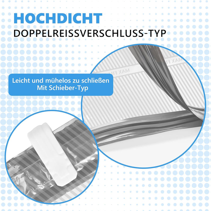 Accenter Vakuumbeutel für Kleidung Reise mit Elektrischer Pumpe,Kleine Vakuumbeutel sind praktische