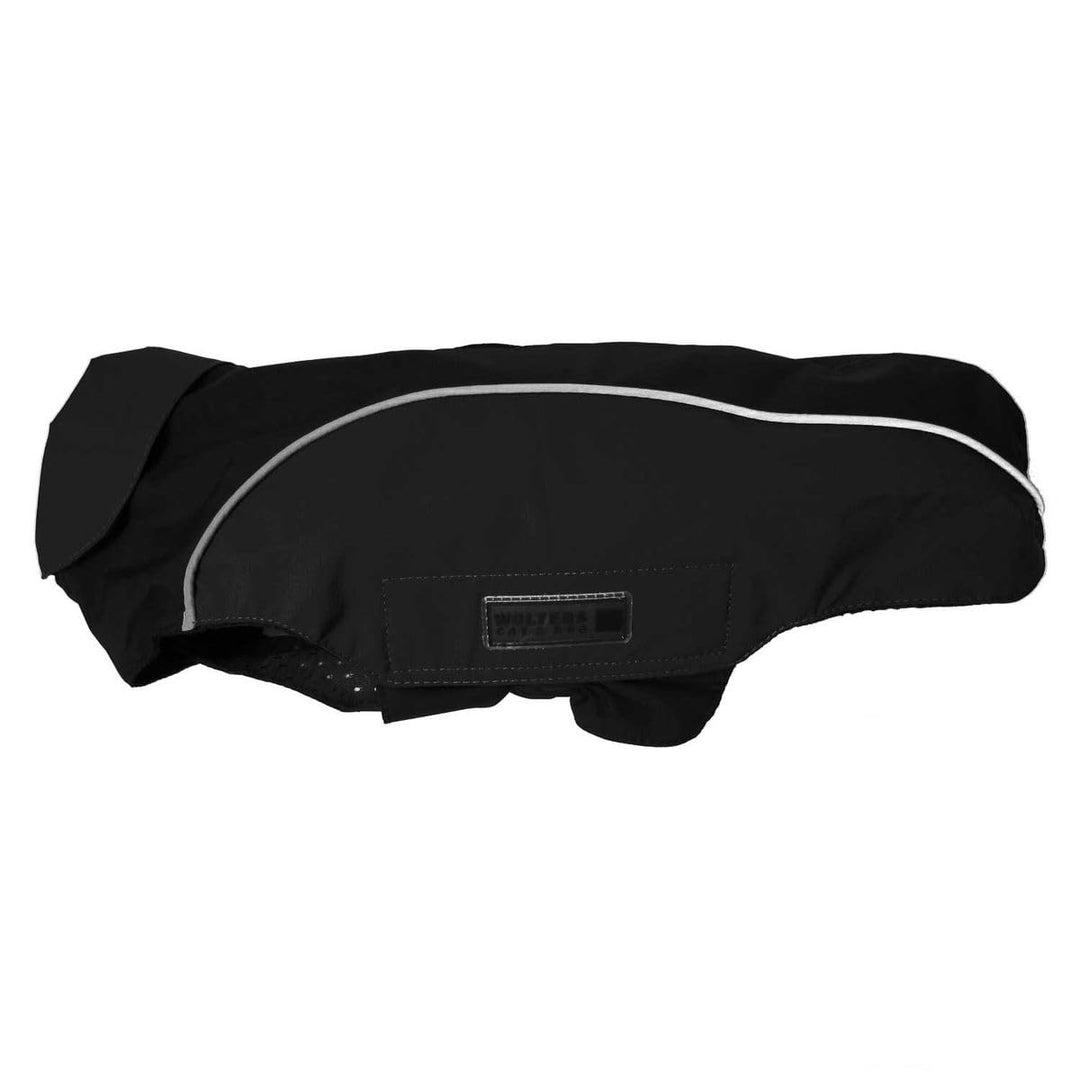Wolters | Regenjacke Easy Rain für Mops&amp;Co. schwarz/schwarz | Rückenlänge 32 cm 32 cm schwarz/schwar