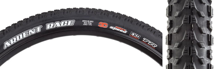 Maxxis tb72374100 Ardent Race C/EXO/TR Reifen, 26 x 2.203 28" 700 x 40C 40-623 Schwarz, 28" 700 x 40