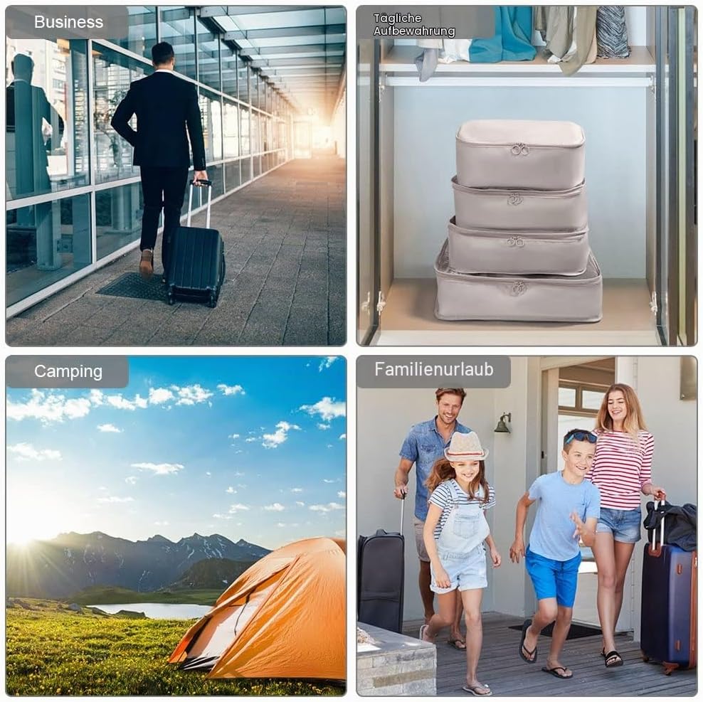 OSDUE Koffer Organizer Set 9-teilig, Packing Cubes, Wasserdichte Reise Kleidertaschen, Packtaschen f