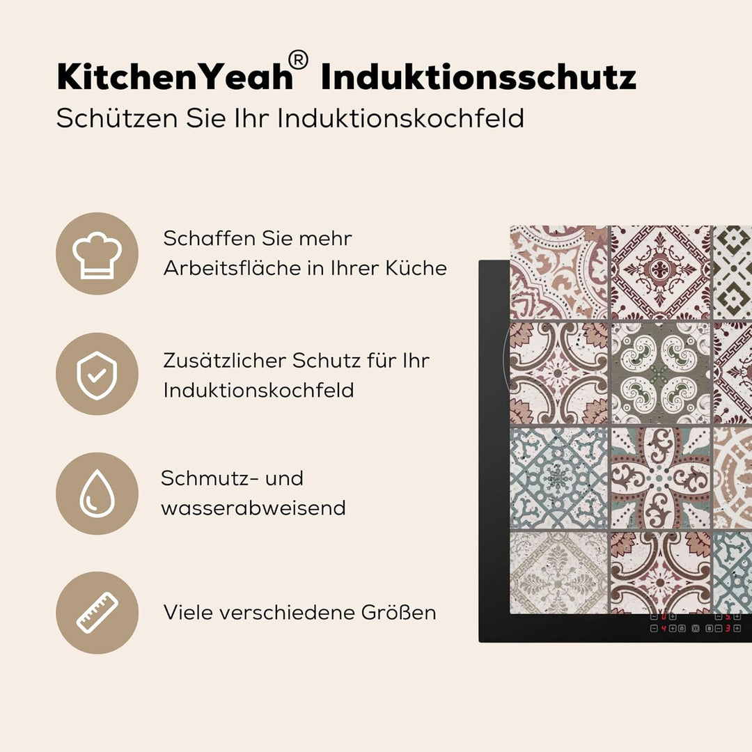 KitchenYeah© Herdabdeckplatte Einteilig Ceranfeld Abdeckplatte für Induktionsschutz Ceranfeldabdecku
