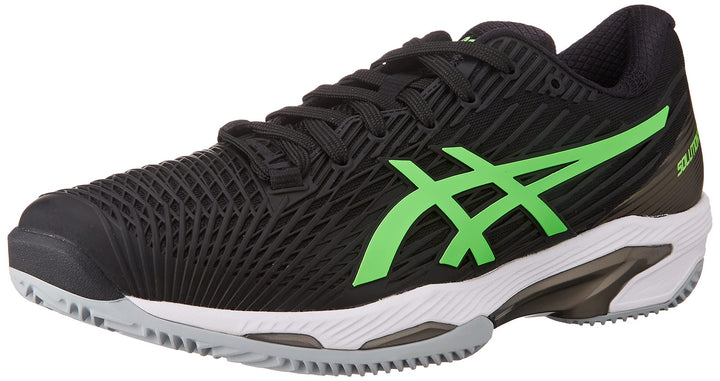 ASICS Solution Speed FF 2 Clay Tennisschuh für Schnelle Plätze für Männer Schwarz Hellblau 39 EU Sch