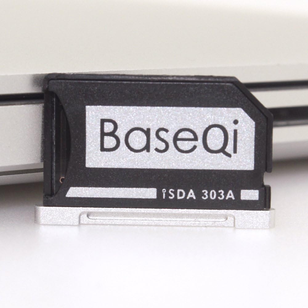 BaseQi Micro-SD-Adapter aus Aluminium für MacBook Pro Retina, 13 Zoll (33 cm)