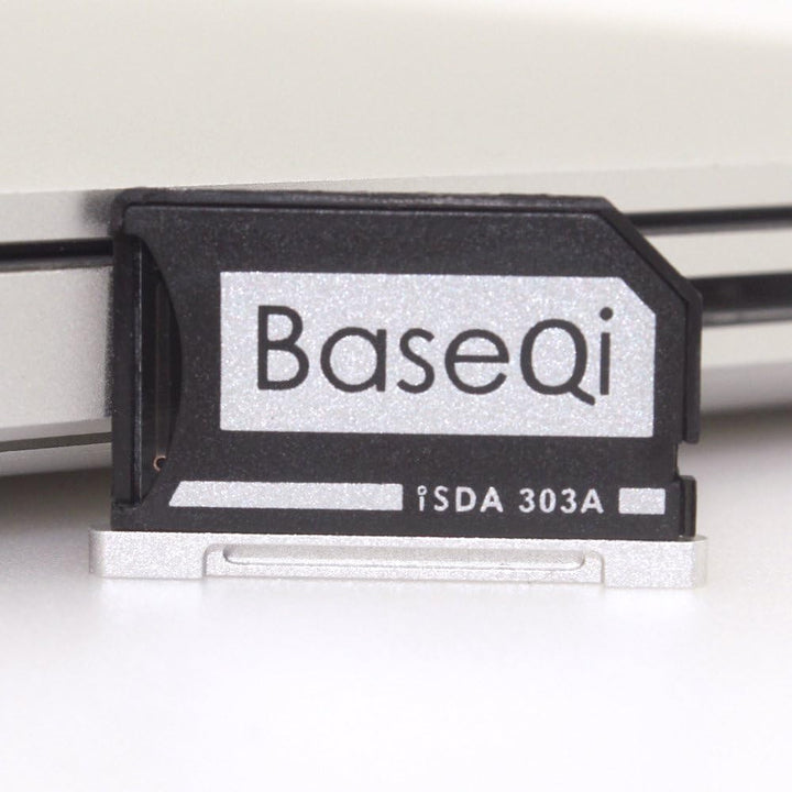 BaseQi Micro-SD-Adapter aus Aluminium für MacBook Pro Retina, 13 Zoll (33 cm)