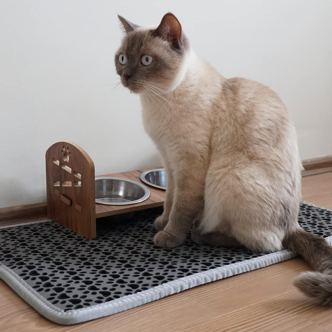 Bazerga Katzenklo Matte, Katzenstreu Katzenmatte Katzenklo Gross XXL Unterleger Katzenklo Vorleger W