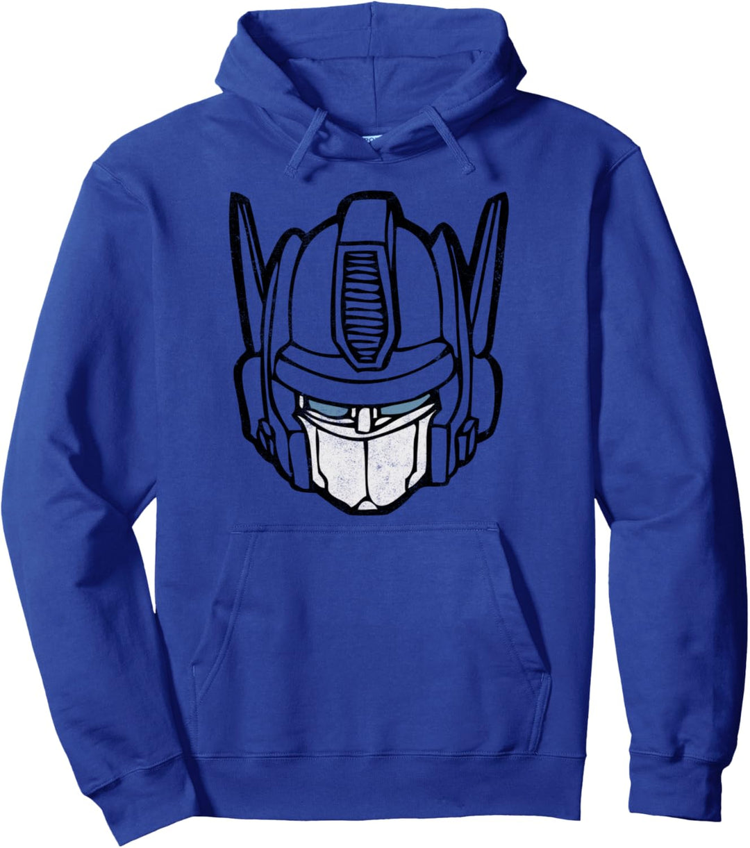 Transformers Optimus Prime Vintage Big Face Pullover Hoodie