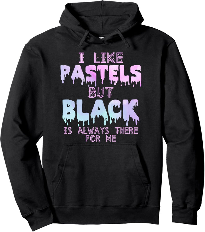 Pastel Goth Kawaii Gothic Sassy Snarky Sarcastic Eboy Egirl Pullover Hoodie