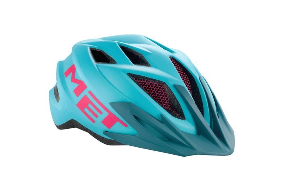 MET Fahrradhelm Crackerjack 52-57 cm Blue/Magenta, 52-57 cm Blue/Magenta