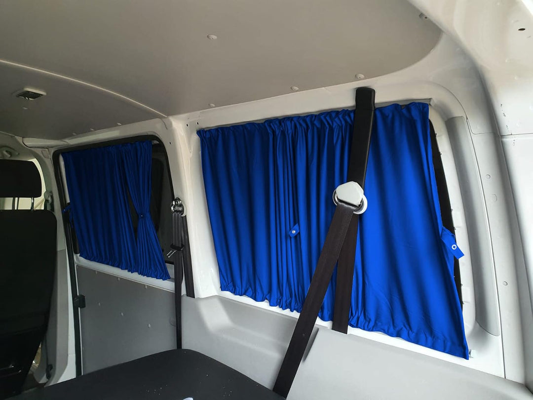 BREMER SITZBEZÜGE Mass Gardinen Vorhänge Sonnenschutz kompatibel mit VW T5 T6 T6.1 Transporter Carav
