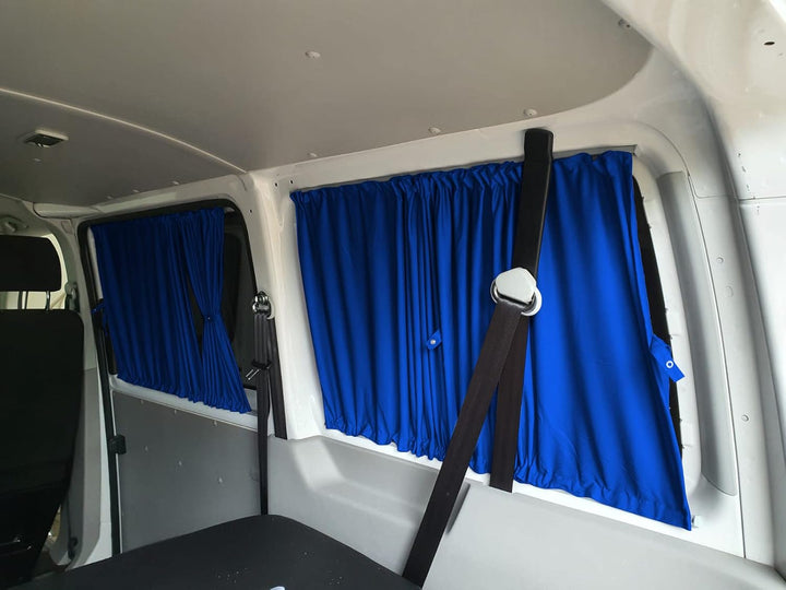 BREMER SITZBEZÜGE Mass Gardinen Vorhänge Sonnenschutz kompatibel mit VW T5 T6 T6.1 Transporter Carav