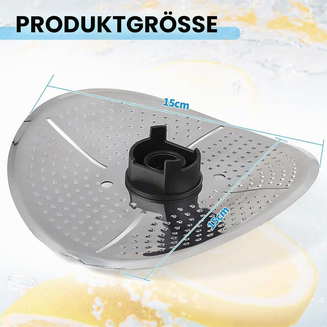 Messerabdeckung Kochmaschinen Klingenabdeckung aus Edelstahl Kompatibel mit Monsieur Cuisine Connect