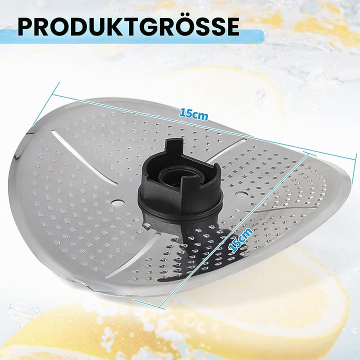 Messerabdeckung Kochmaschinen Klingenabdeckung aus Edelstahl Kompatibel mit Monsieur Cuisine Connect