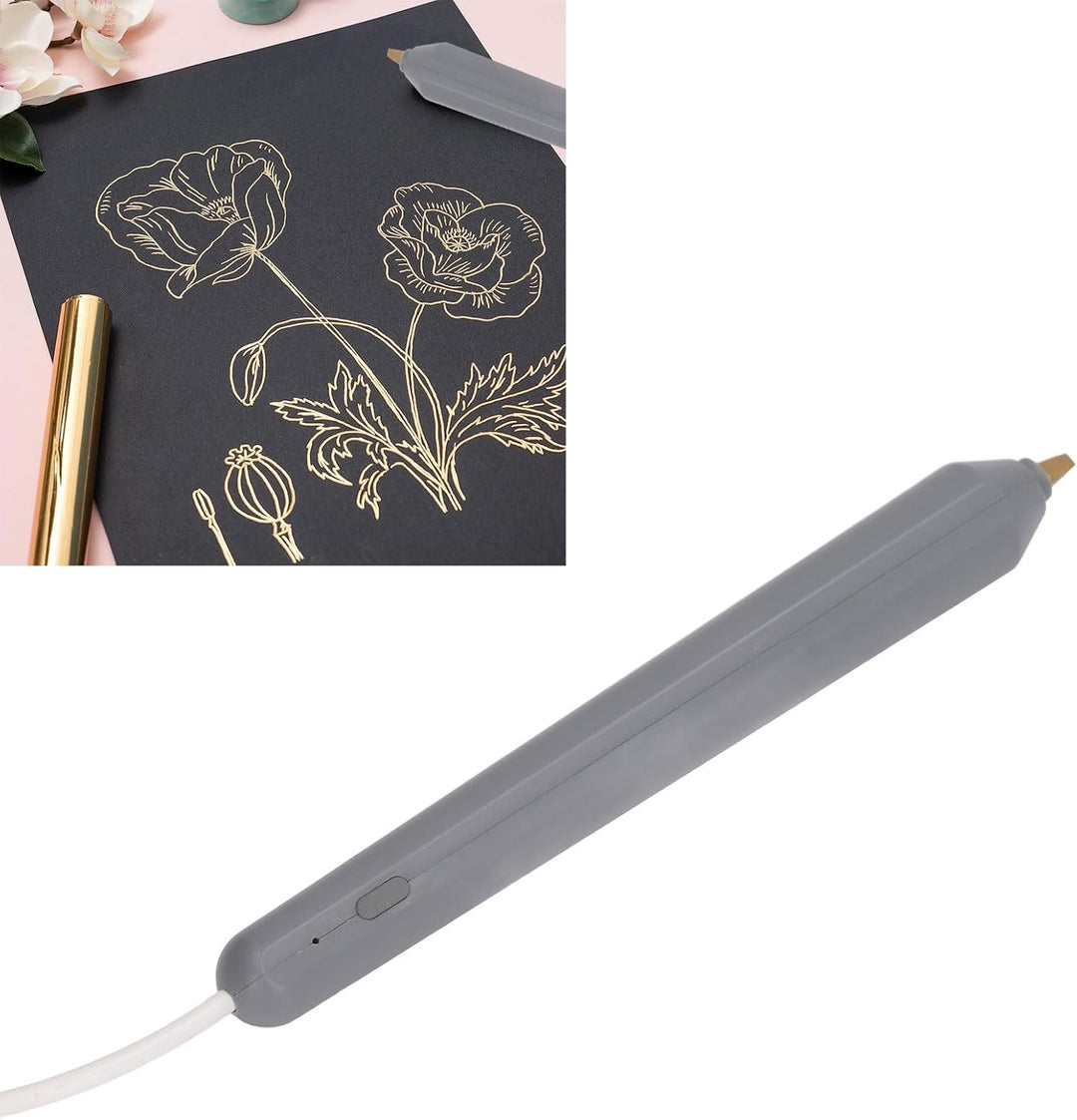 Wärmefolienstift USB Stempel Werkzeug, ABS Material, Ultrafeine Spitze, für Heimwerken und Zeichnen,