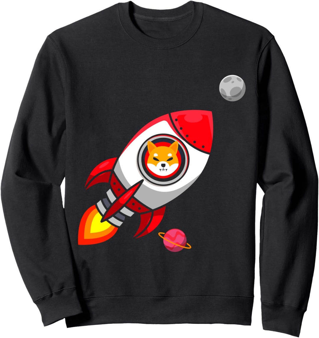 Shiba Inu Krypto Token Münze Kryptowährung Doge Sweatshirt