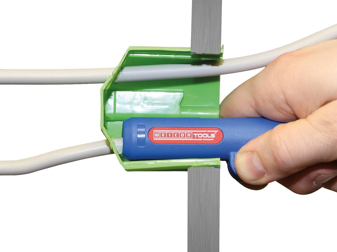 WEICON TOOLS Rundkabel-Stripper No. 13 2er Set | Entmanteler für Rund- und Feuchtraumkabel von 6 - 1