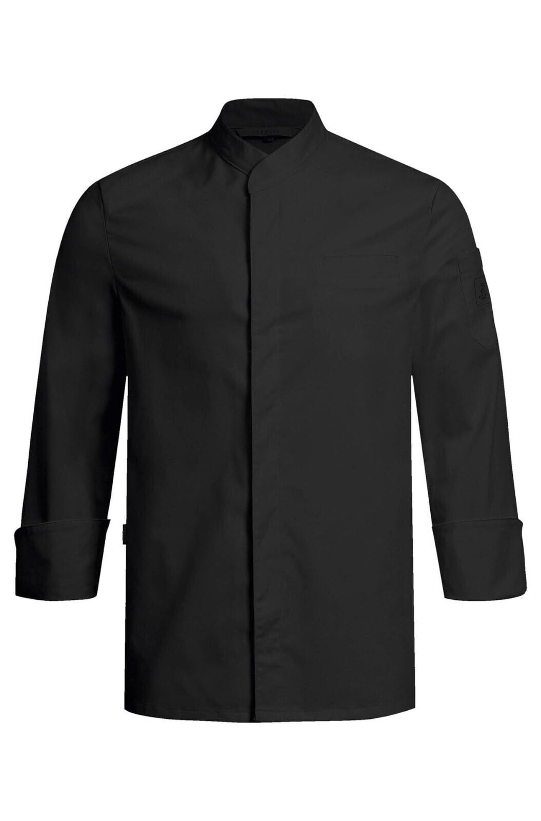 GREIFF Grösse XL gastro moda Herren Cuisine Premium Kochjacke Regular Fit Schwarz Modell 5569