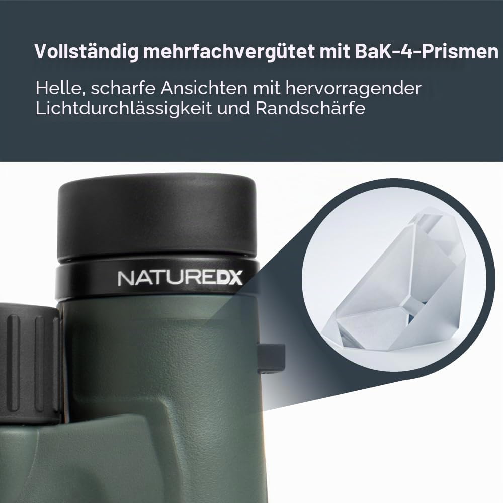 Celestron 71331 10 x 32 DX Nature Fernglas – Grün Nature DX 10 x 32 Dachprisma, Nature DX 10 x 32 Da
