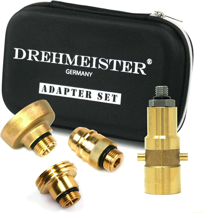 LPG Adapter Set M14 - extra lang - verstärkt - Tankadapter mit Etui - für Gasfahrzeuge - Alle Europa