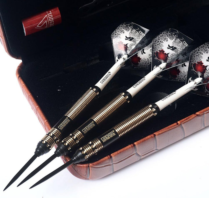 CUESOUL Dragon Deluxe Messing Steel Dartpfeile, 21 Gramm J2108 25 Gramm, J2108 25 Gramm