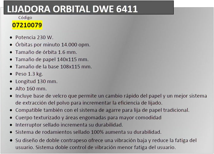 DeWalt Vibratiosnschleifer/ Schwingschleifer (230 Watt, Schwingkreis-ø 1.6 mm, Schleifplatte 108 x 1