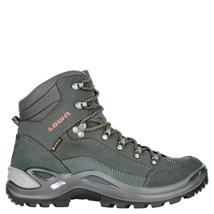 LOWA Renegade GTX MID Unisex Wanderstiefel Outdoor Goretex 36.5 EU Anthrazit Mandarine, 36.5 EU Anth