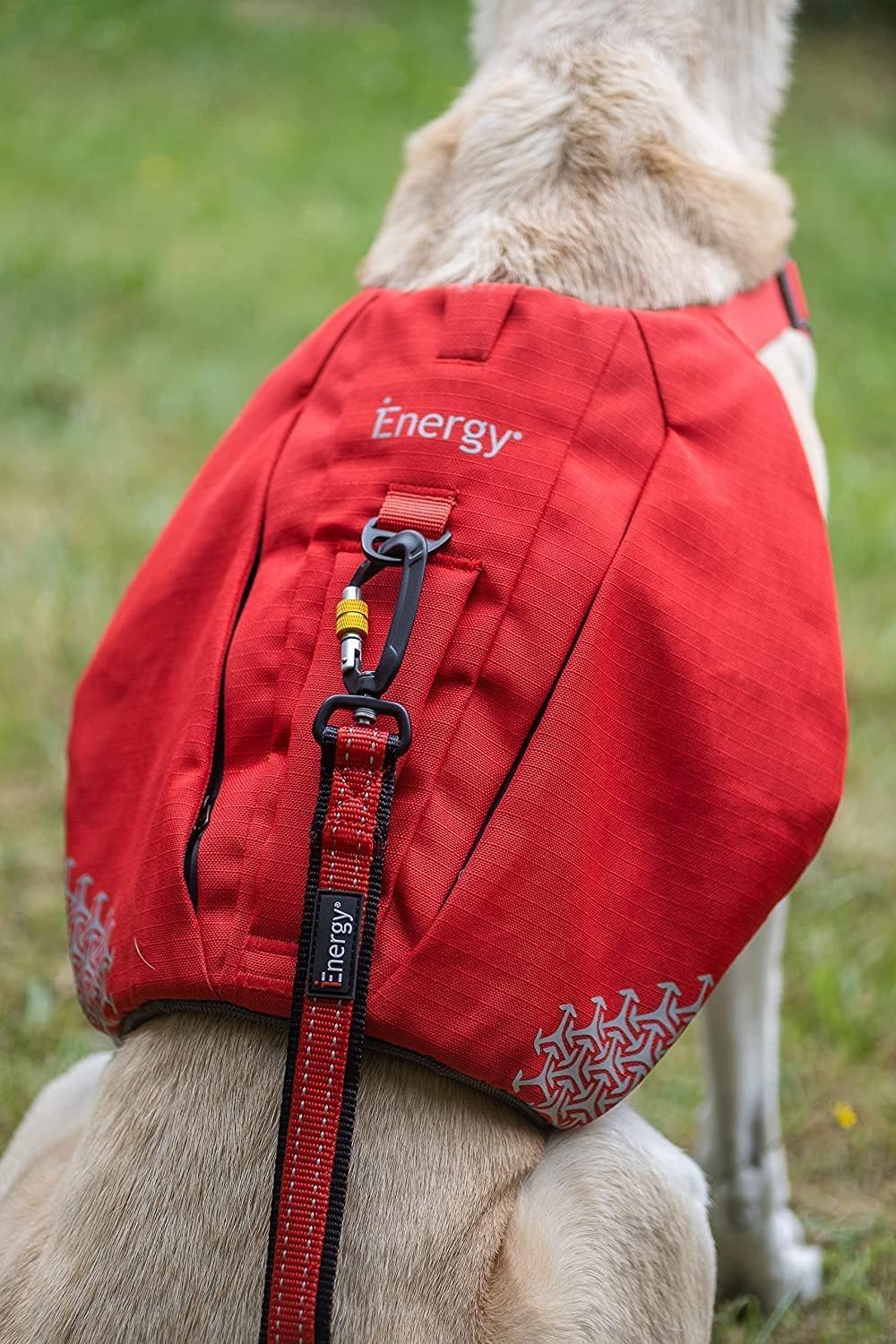 iEnergy™ MIC Hundegeschirr mit Zwei Seitentaschen &amp; ideal für Kurzausflüge, Atmungsaktives, reflekti