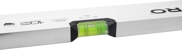 PRO800 Wasserwaage 120cm beidseitig gefräst mit Ergonomischen Profil - ERS+ (Easy Reading System) Pr
