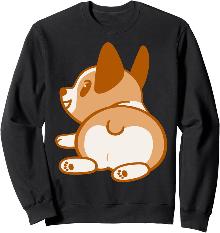 Trendy Cute Corgi Butt Sweatshirt