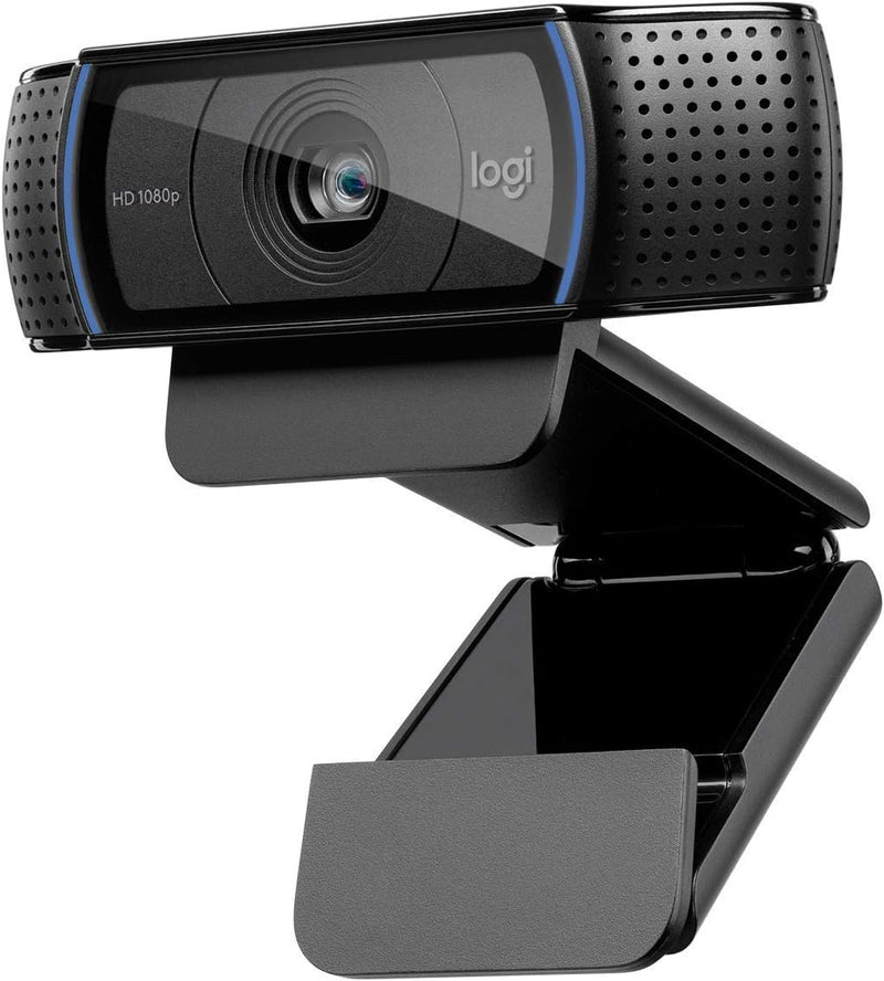 Logitech C920 HD PRO Webcam, Full-HD 1080p, 78° Sichtfeld, Autofokus, Klarer Stereo-Sound, Belichtun