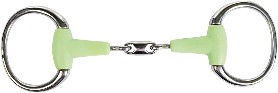 HKM Doppelt gebr. Olivenkopfgebiss 16 mm Apfel Breite 14,5 cm, Ringe Ø 65 mm, Breite 14,5 cm, Ringe