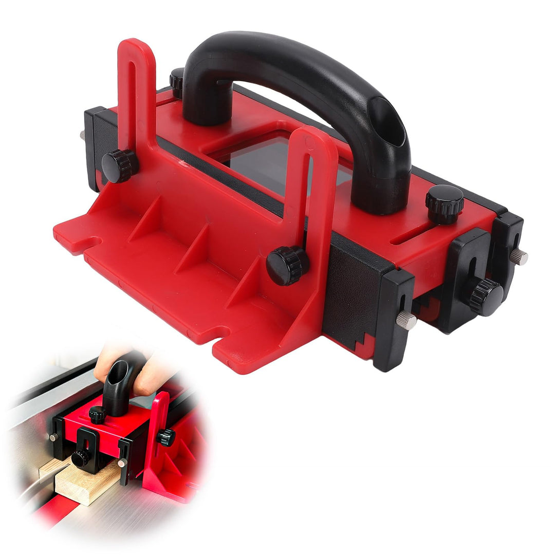 Asixxsix Tischkreissägen-Schiebeblock, ergonomischer Griff mit rutschfester Auflage, verstellbarer S